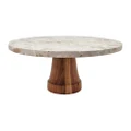 Isabella Marble & Timber Cake Stand