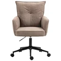 Rowan Corduroy Fabric Office Chair, Brown