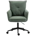 Rowan Corduroy Fabric Office Chair, Green