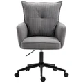 Rowan Corduroy Fabric Office Chair, Grey