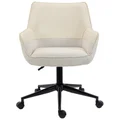 Cruz Leather & Fabric Office Chair, Beige