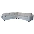 Brickell Fabric Modular Corner Sofa, 4 Seater, Light Grey