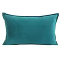 Maldon Velvet Lumbar Cushion, Jade