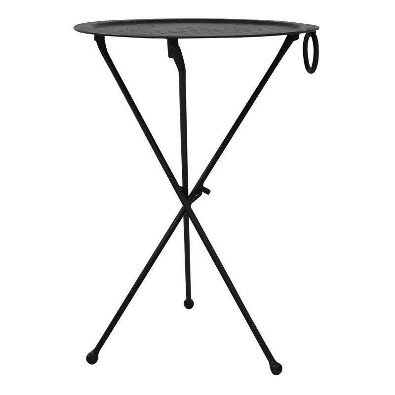 Atlas Iron Round Side Table