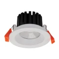 Aqua IP65 Indoor / Outdoor Dimmable LED Downlight, 10W, CCT, White