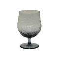 Serena Glass Wine Goblet, Blue