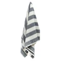 Ellery Striped Cotton Linen Tablecloth, 350x200cm, Navy
