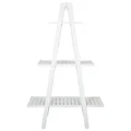 Groveland Mango Wood Ladder Rack, Small, White