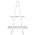 Groveland Mango Wood Ladder Rack, Large, White