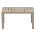 Siesta Atlantic Commercial Grade Outdoor Dining Table, 140/210cm, Taupe