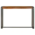 Astra Mango Wood & Metal 1 Shelf Console Table, 120cm