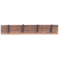 Ursa Reclaimed Mango Wood & Iron Wall Hook, 60cm
