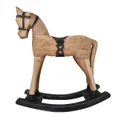 Filly Handcarved Mango Wood Rocking Horse Ornament