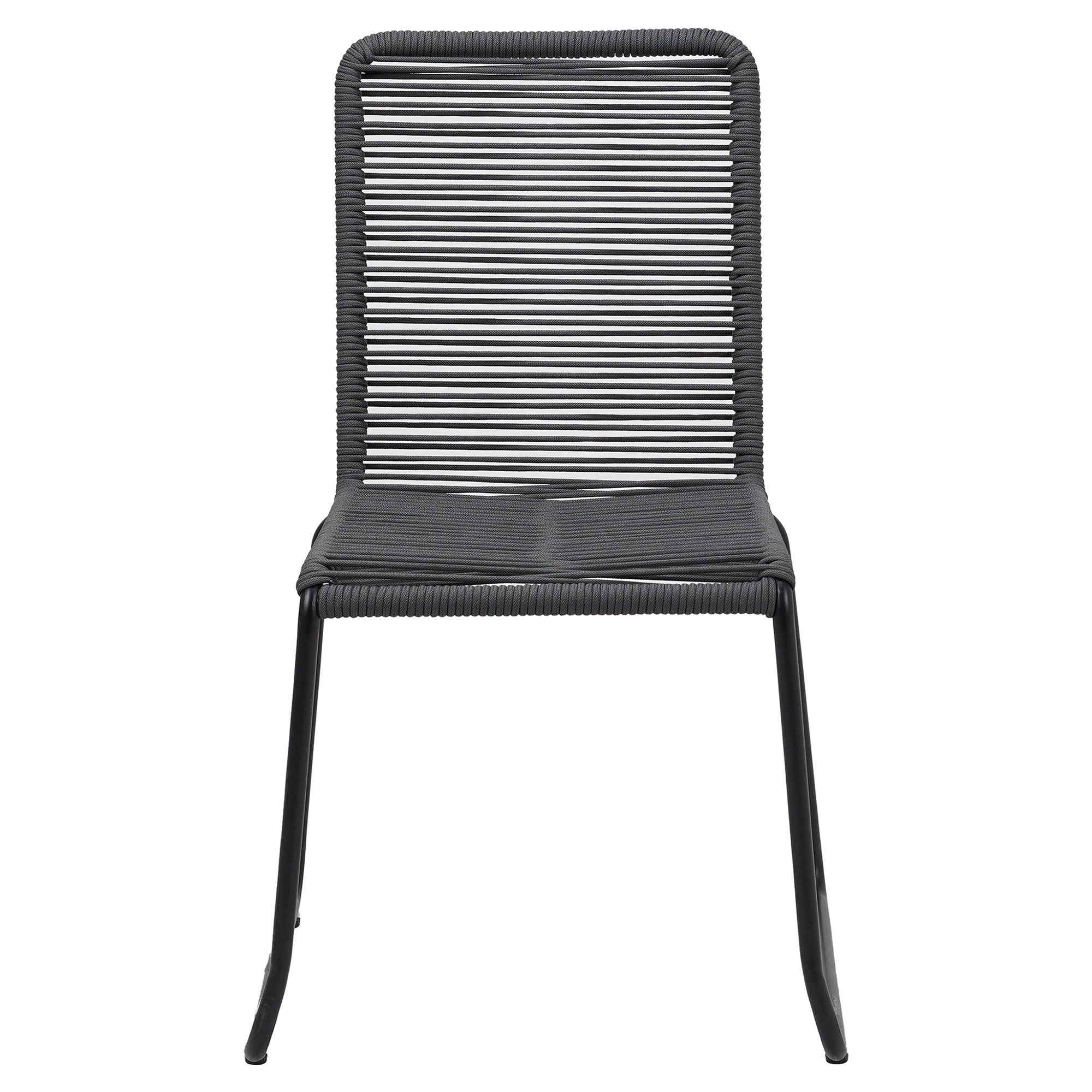 Chriswick Outdoor Dining Chair, Charcoal
