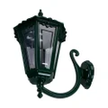 Chester Italian Made IP43 Exterior Up Wall Lantern, Style B, Large, Green