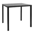 Cube Italian Made Commercial Grade Indoor / Outdoor Square Dining Table, 80cm, Anthracite