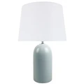 Pentax Ceramic Base Table Lamp, Light Blue