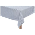Maison Cotton Square Table Cloth, 150x150cm, Navy Stripe