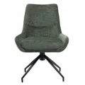 Conor Fabric Swivel Dining Chair, Moss