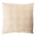 Layla Textured Cotton Floor Cushion, Ivory