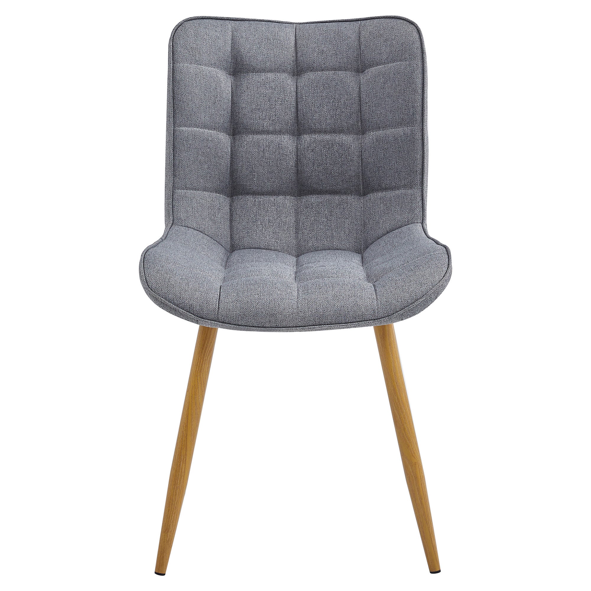 Raffos Fabric Dining Table, Grey / Oak