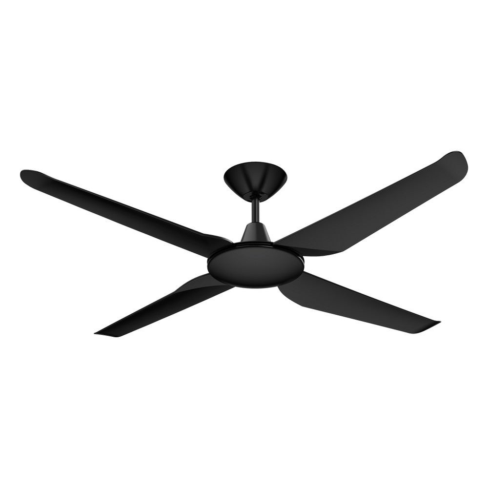Motion DC Ceiling Fan, 130cm/52", Black
