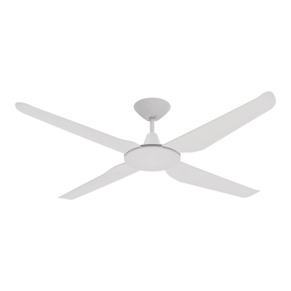 Motion DC Ceiling Fan, 130cm/52", White