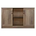 Burkardt 2 Door Credenza Cabinet, 120cm, Rustic Oak