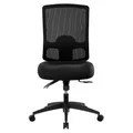Buro Tidal Mesh Back Fabric Office Chair, Black