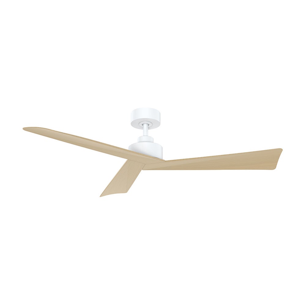Bronte DC Ceiling Fan, 132cm/52'', White / Oak