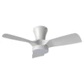 Kiwi Ceiling Fan with Dimmable CCT LED Light, 80cm/32'', White