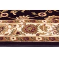 Sydney Classic Turkish Made Oriental Rug, 330x240cm, Black / Ivory