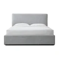 Dane Fabric Platform Bed, Queen, Light Grey