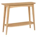 Stockholm Wooden Console Table with Shelf, 97cm