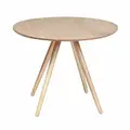 Coco Wooden Round Dining Table, 70cm, Natural