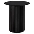 Cosmos Round Side Table, Black