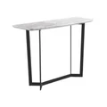 Sinclair Marble & Metal Console Table, 140cm