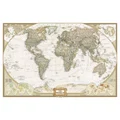 "National Geographic World Map" Stretched Canvas Wall Art Print, 115cm