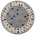 Montreal Hand Tufted Kids Wool Round Rug, 100cm