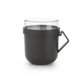 Brabantia Make & Take Soup Mug, Dark Grey