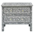 Mosta Mother Of Pearl Inlaid 2 Drawer Chest