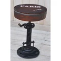 Paris Cast Iron Industrial Wind Up Counter Stool