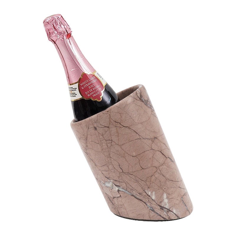 Marcellus Marble Leaning Wine Chiller, Marinara