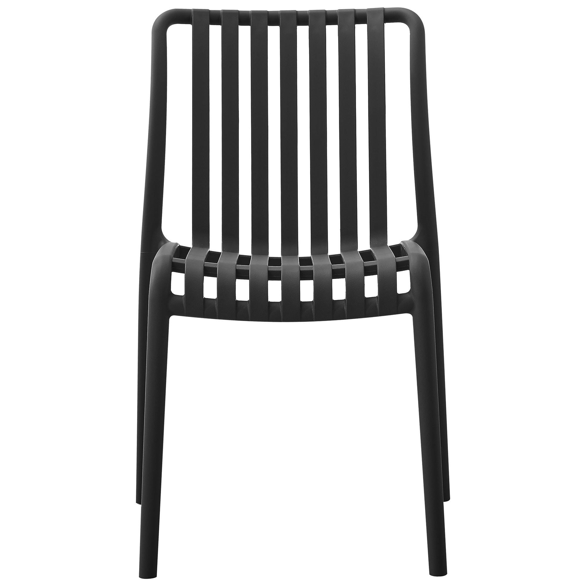 Bertioga Outdoor Dining Chair, Black