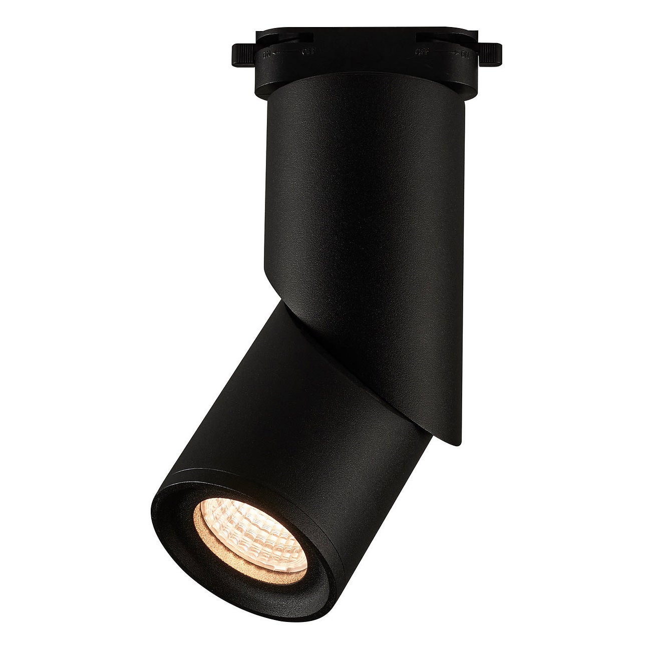 Cedar Surface Mounted Dimmable LED Gimble Downlight, 18W, CCT, Black