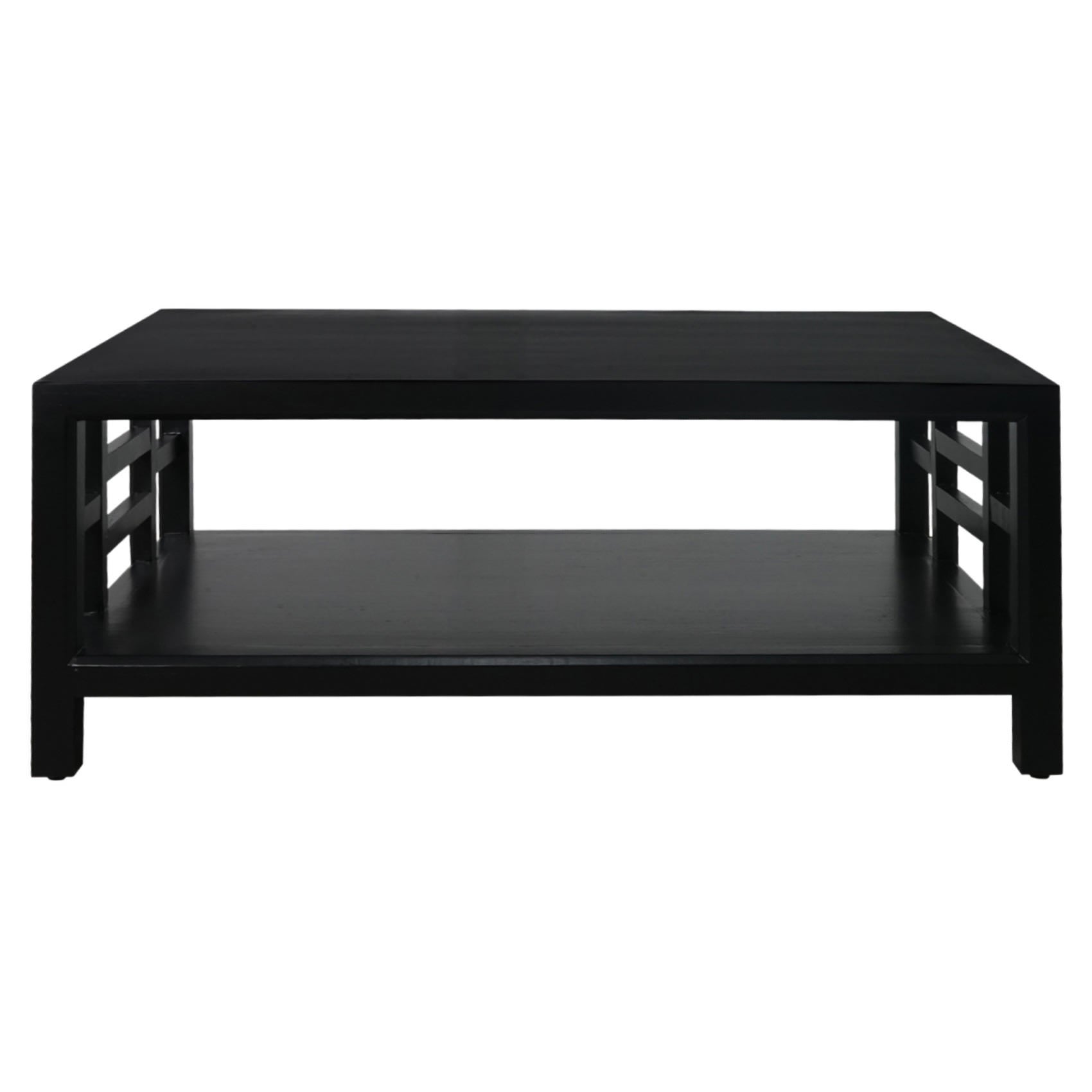 New Macaire Timber Coffee Table, 120cm, Black