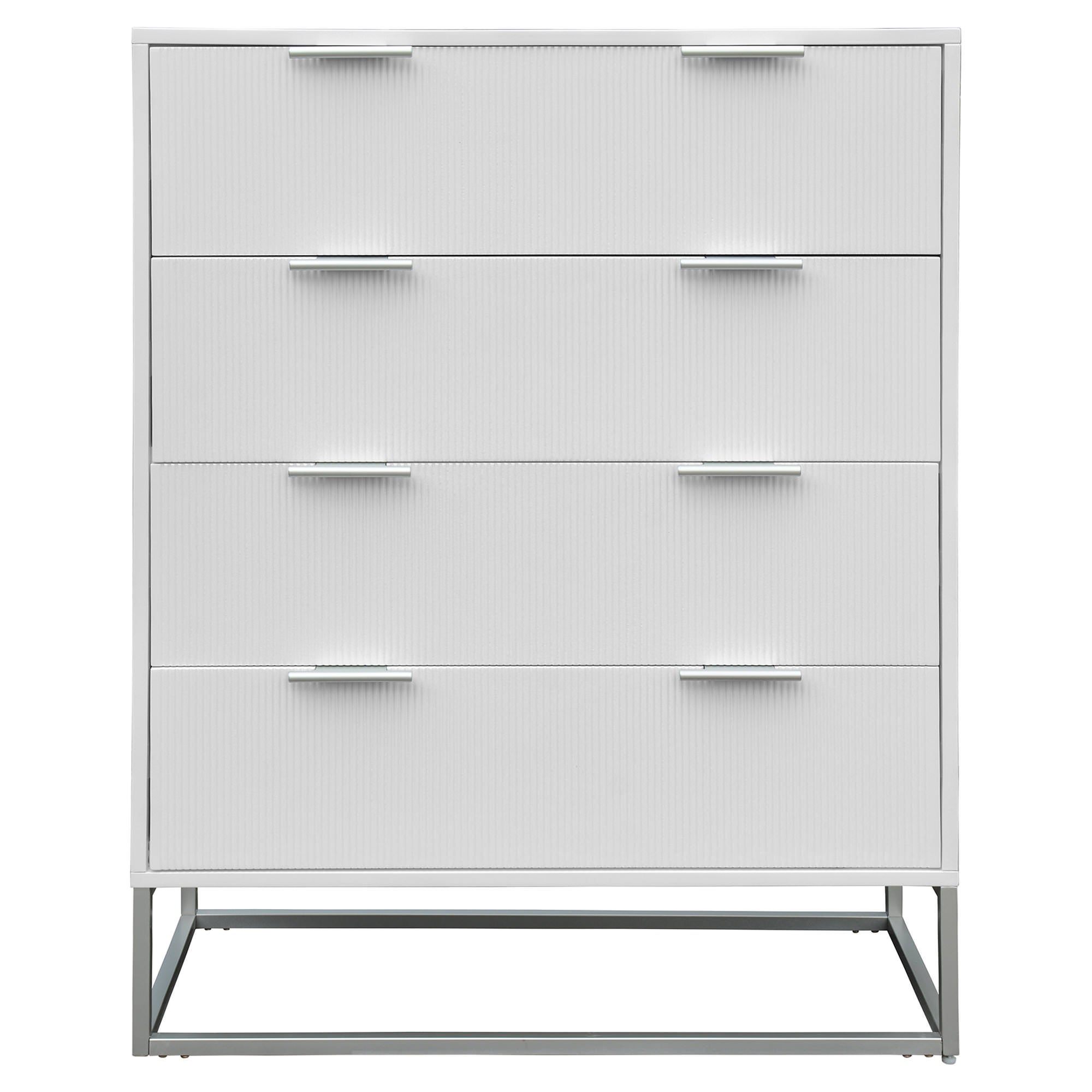 Harlington Wooden 4 Drawer Tallboy
