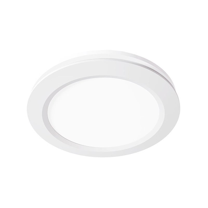 Martec Saturn Exhaust Fan with CCT LED Light, Round, Small, White