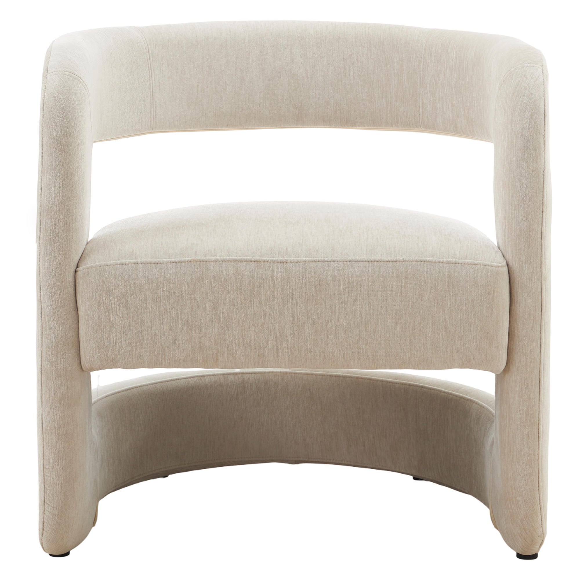 Bella Fabric Accent Chair, Beige
