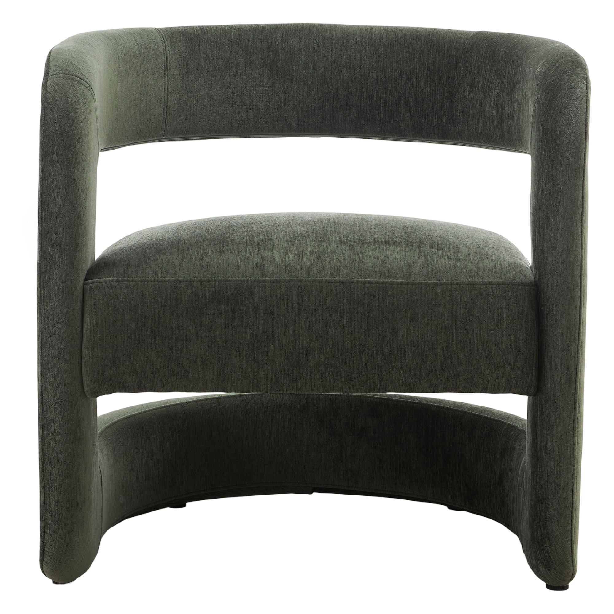 Bella Fabric Accent Chair, Green